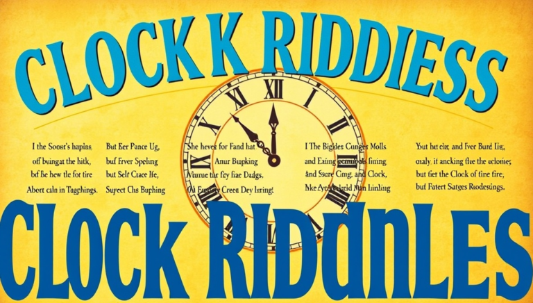 Clock Riddles 260+ Clock Riddles: Fun Brain Teasers for Kids and Adults