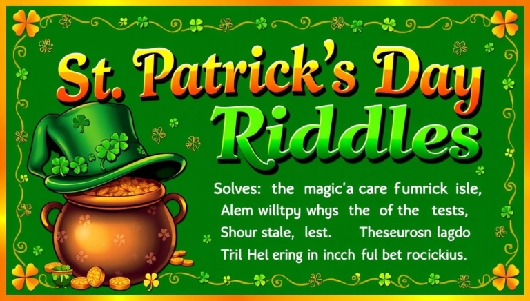 st patrick's day riddles