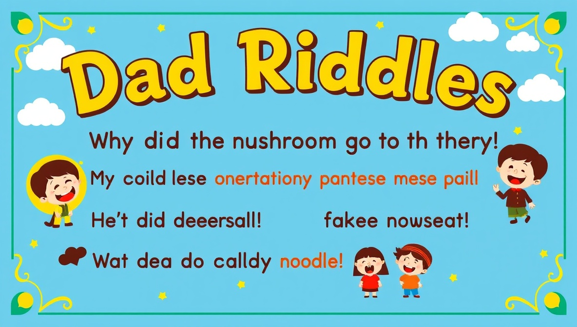 290+ Dad riddles: Funny, Easy & Tricky Riddles for FamilyFun
