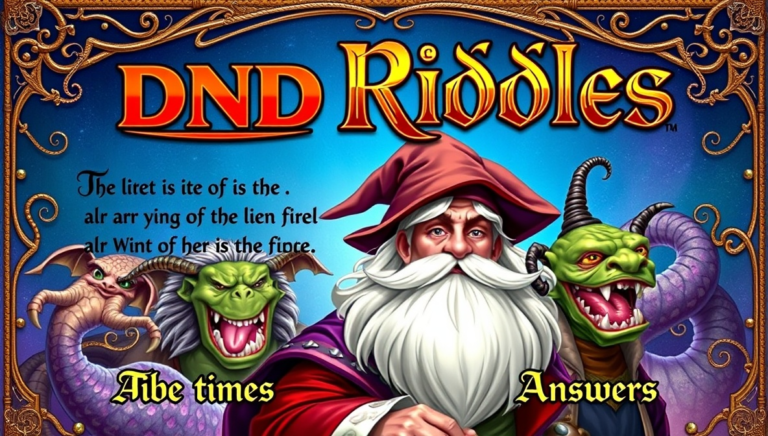 dnd riddles