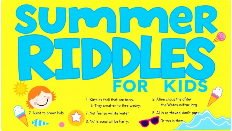 summer riddles for kids
