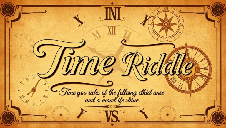 riddle about time