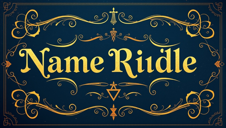 name riddle