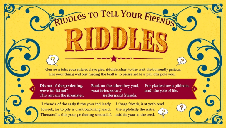 riddles to tell your friends