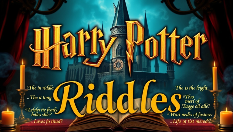 harry potter riddles