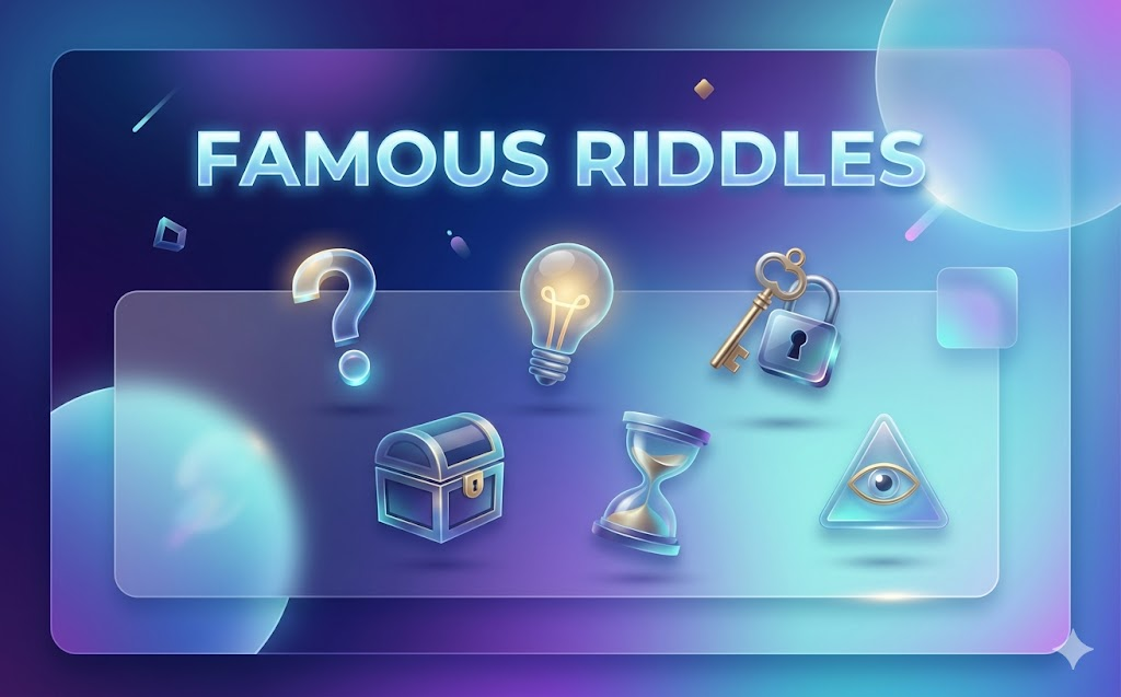 Contaversal Riddles 180+ Famous Riddles: Classic Puzzles With Answers