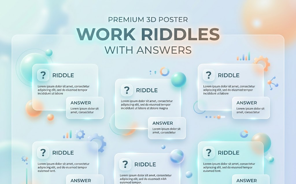 Work Riddles With Answers Image 300 Work Riddles With Answers: Best Workplace Puzzles