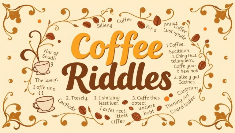 coffee riddles