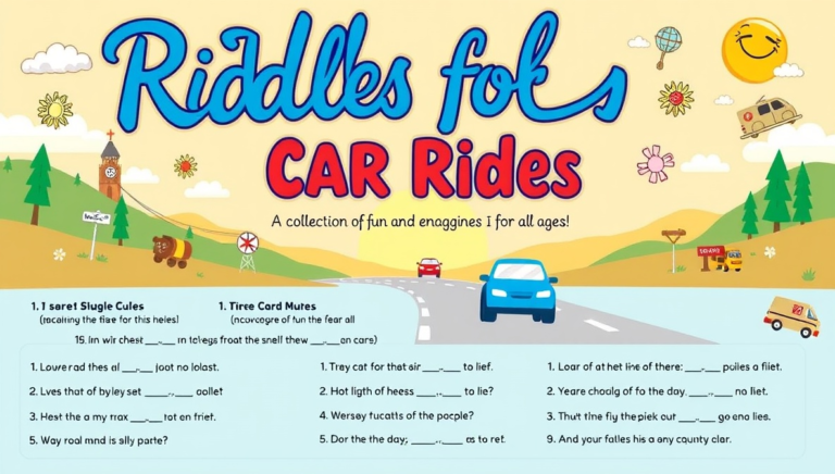 Riddles for Car Rides