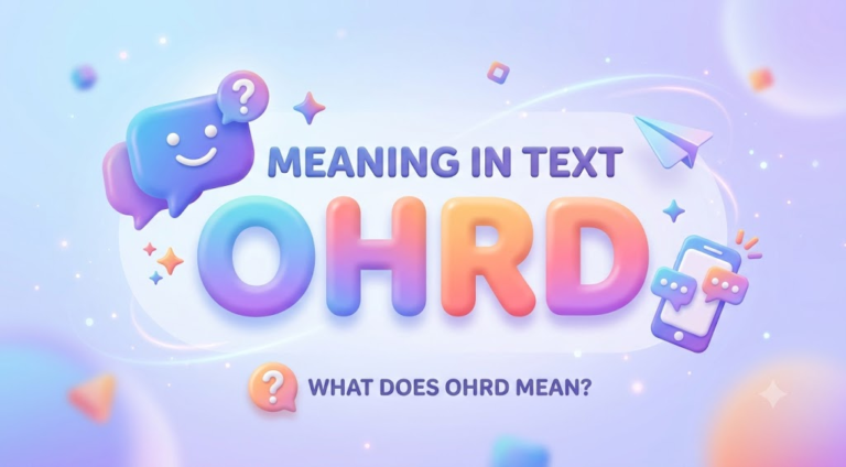 ohrd meaning in text