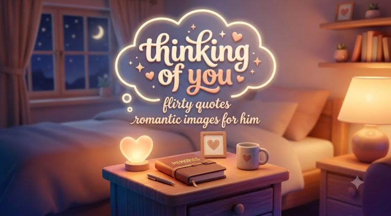 flirty quotes thinking of you images for a man