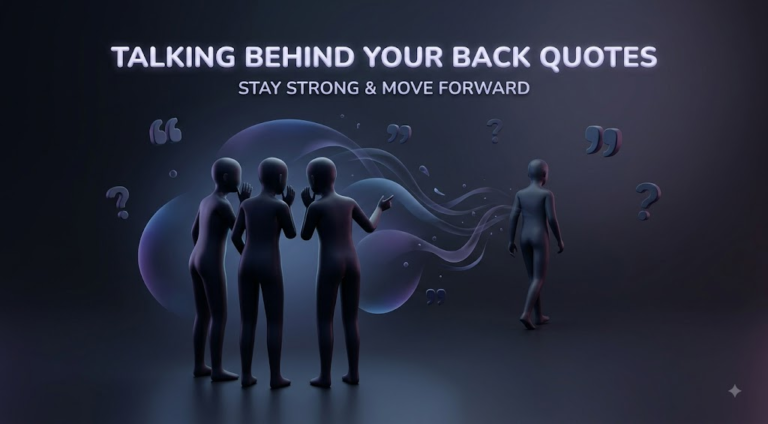 talking behind your back quotes