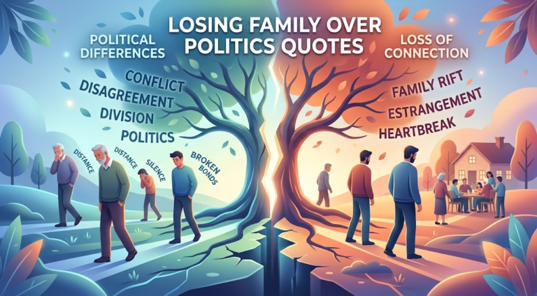 losing family over politics quotes