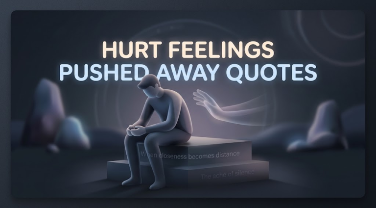 hurt feeling pushed away quotes