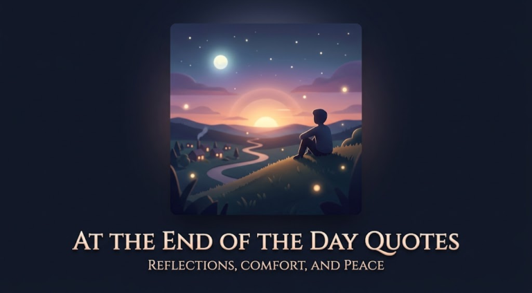 at the end of the day quotes
