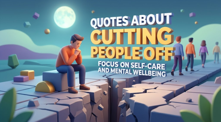 quotes about cutting people off