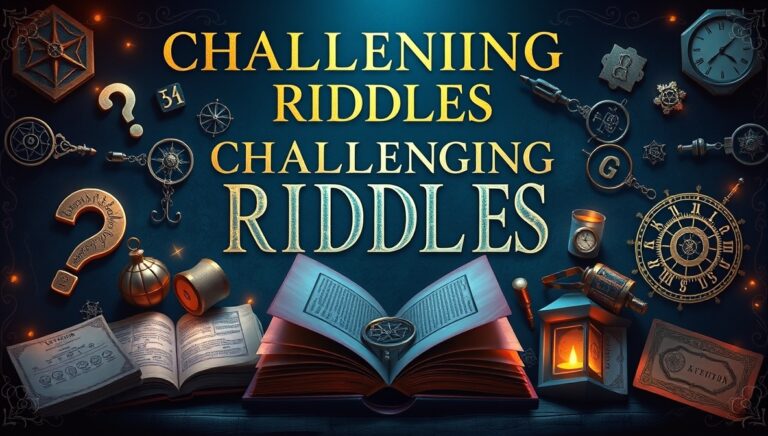 challenging riddles