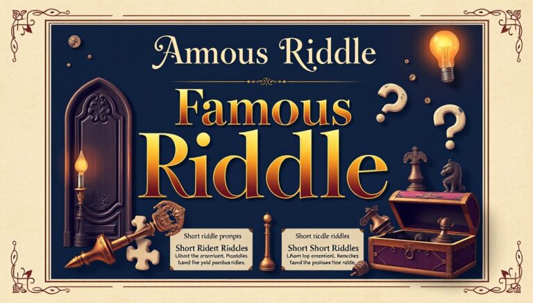 famous riddles