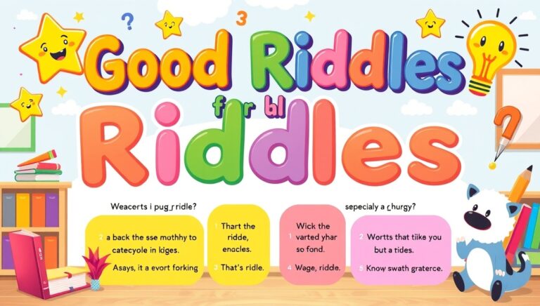 good riddles for kids