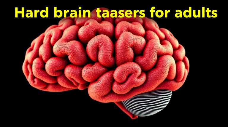 hard brain teasers for adults
