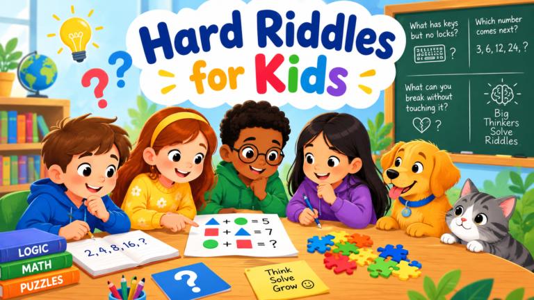 hard riddles for kids