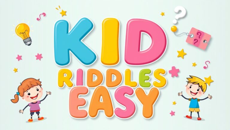 kid riddles easy