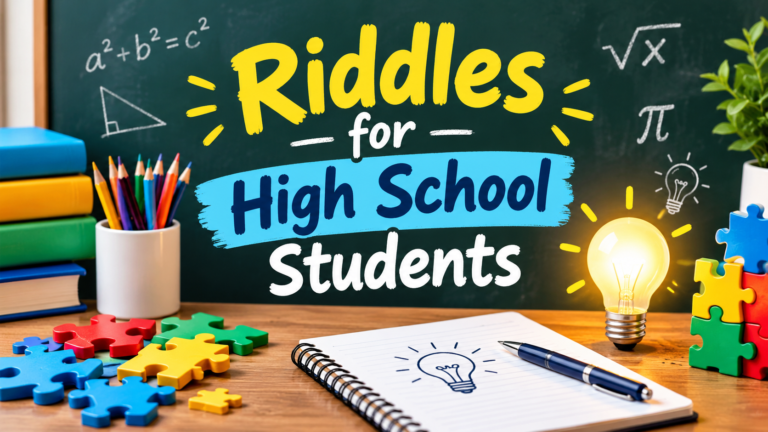 riddles for high school students