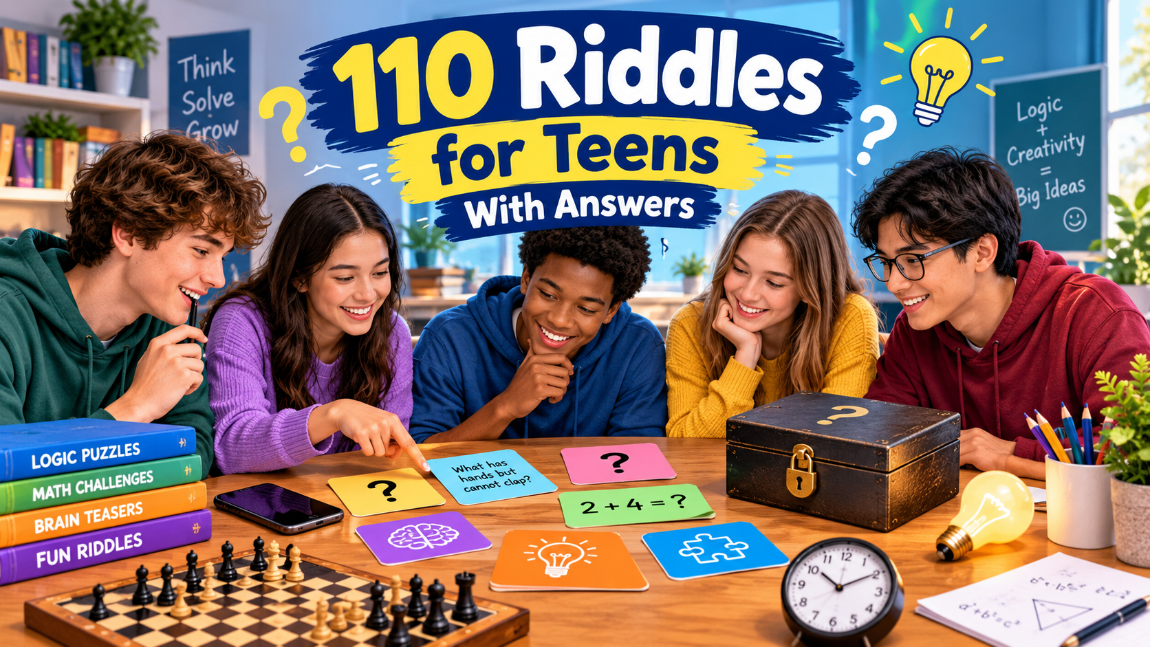 100+ Riddles for Teens With Answers: Fun, Tricky & Clever Challenges ...