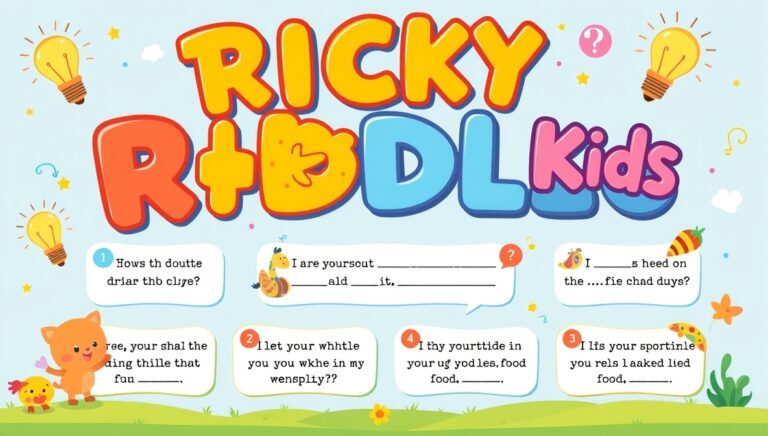 tricky riddles for kids